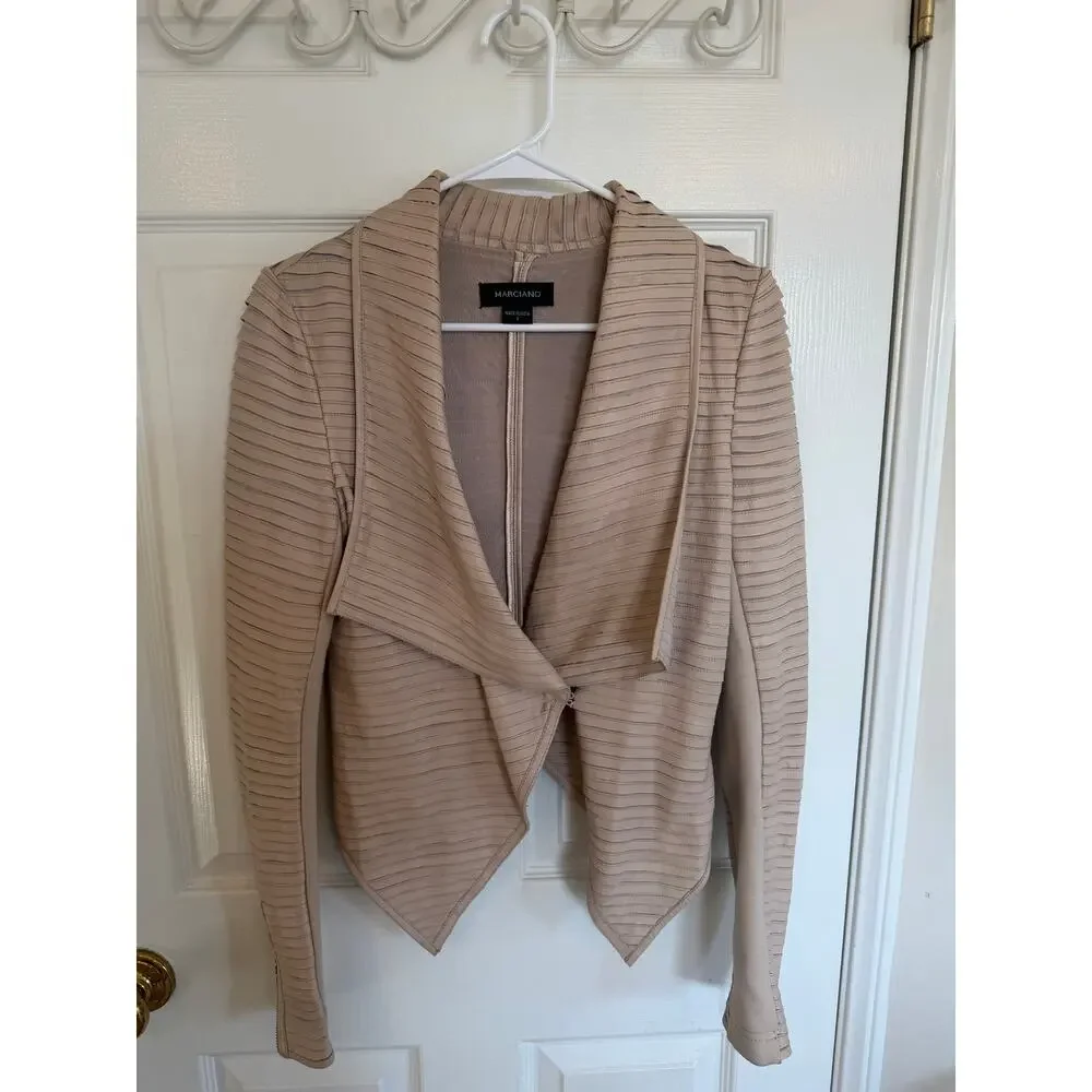 MARCIANO Women’s Leather jacket size 2